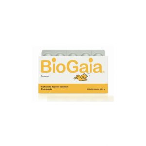 BioGaia Protectis tablete za žvakanje okus jagode 30 komada