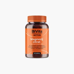 AbelaPharm BiVits Activa Magnezij citrat  s Vitaminom B6 tablete 60 kom