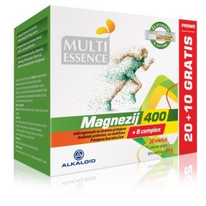 Alkaloid Multi Essence Magnezij 400 + B complex mikrogranule 20+10 kom