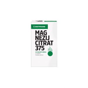 Dietpharm Magnezij Citrat 375 šumeće tablete 20 kom
