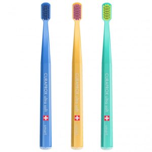 Curaprox četkica za zube CS Smart 3 kom (plava, narančasta i tirkizna)